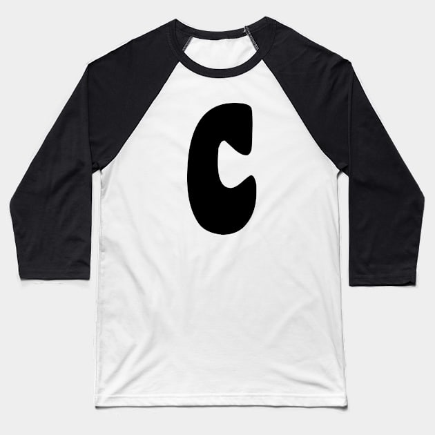 Letter C Baseball T-Shirt by Xtian Dela ✅